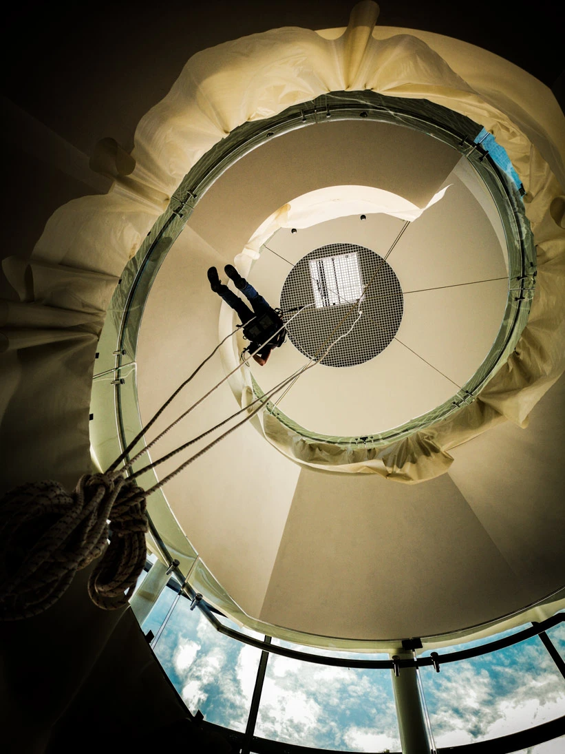 Intervention de cordistes MS Access pour un air de tire-bouchon chez VULCAIN GRIGNY à Pauillac (bâtiment) – 2